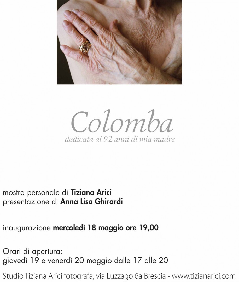 Colomba - Maggio 2012 - invito mostra