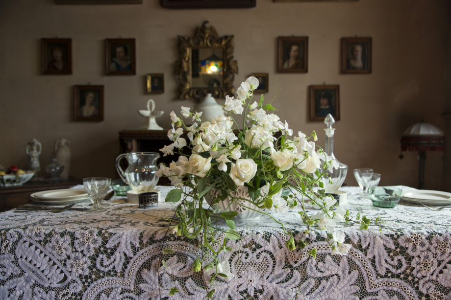 La sala da pranzo